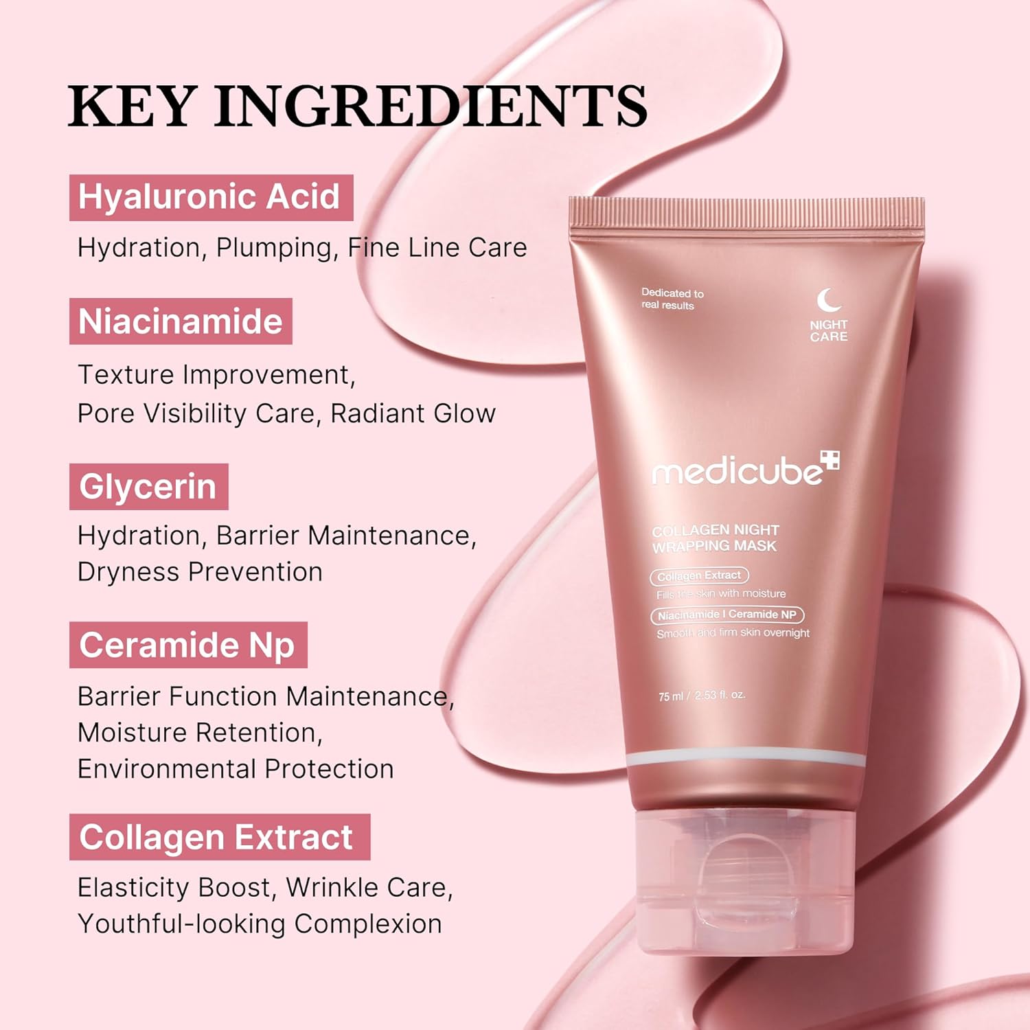 Collagen Overnight Wrapping Peel-Off Mask – Hydration & Elasticity Care
