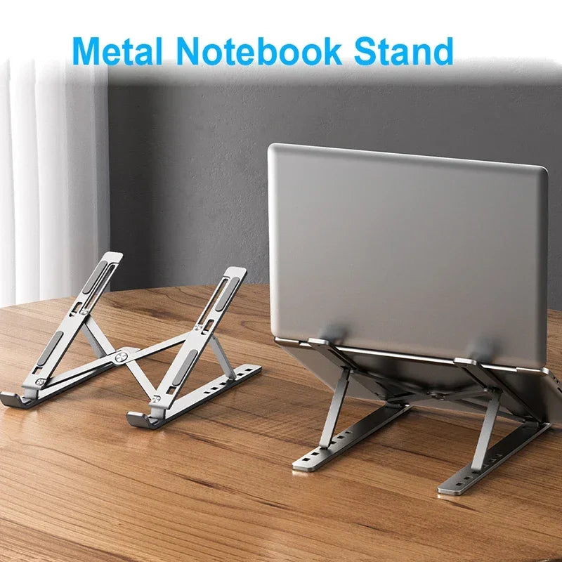 Aluminum Alloy Laptop Holder Non-slip Holder adjustable portable laptop table stand for Notebook Computer Bracket Lifting