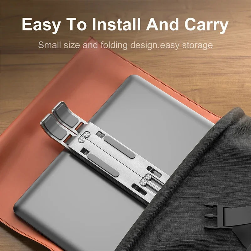 Aluminum Alloy Laptop Holder Non-slip Holder adjustable portable laptop table stand for Notebook Computer Bracket Lifting