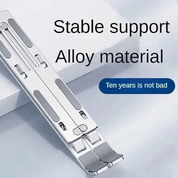 Aluminum Alloy Laptop Holder Non-slip Holder adjustable portable laptop table stand for Notebook Computer Bracket Lifting