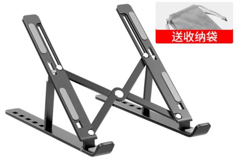 Aluminum Alloy Laptop Holder Non-slip Holder adjustable portable laptop table stand for Notebook Computer Bracket Lifting