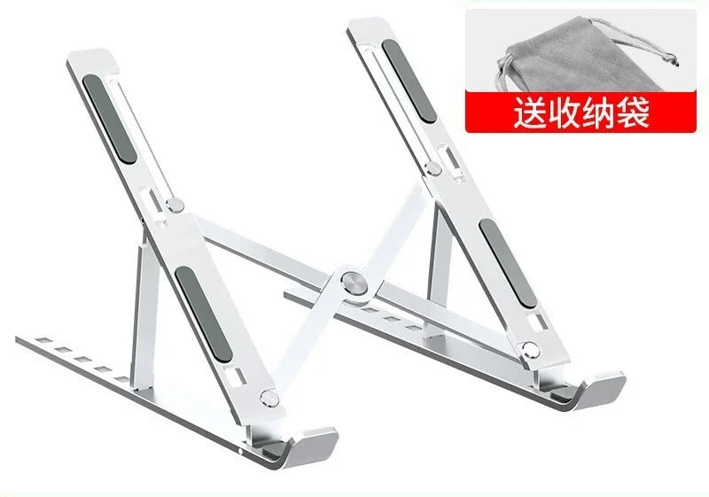 Aluminum Alloy Laptop Holder Non-slip Holder adjustable portable laptop table stand for Notebook Computer Bracket Lifting